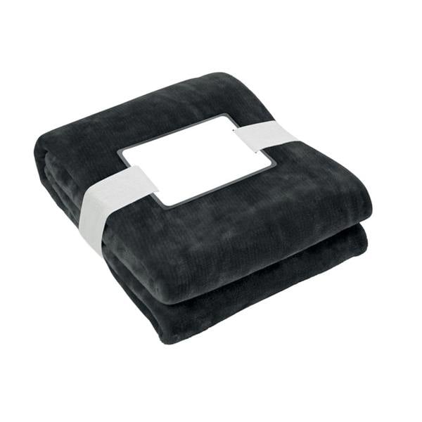 MidOcean Logan RPET Fleece Blanket - Black - 