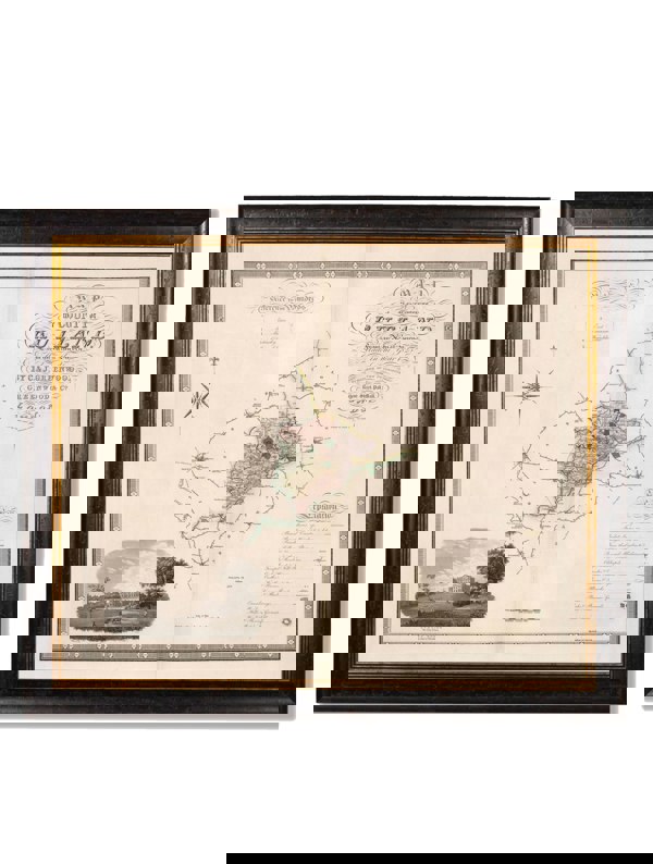 Exceptional Art c.1830 County Maps of England