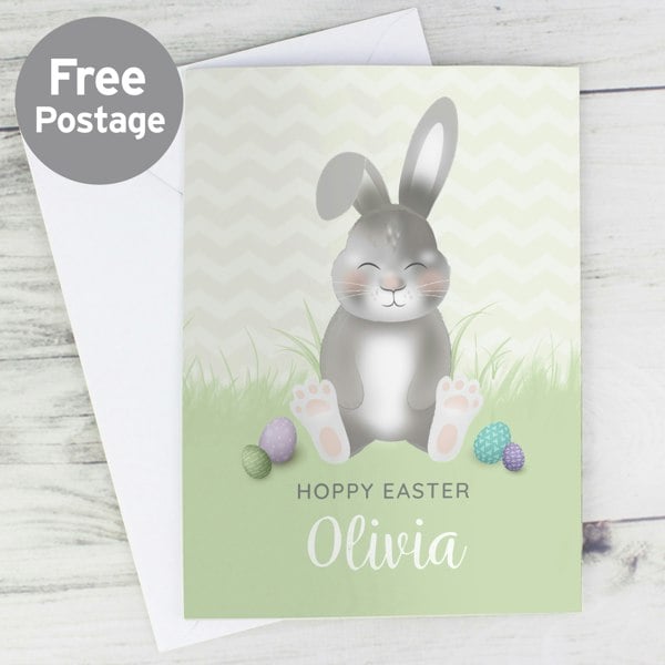 Personalised Memento Company Personalised Easter Bunny Card