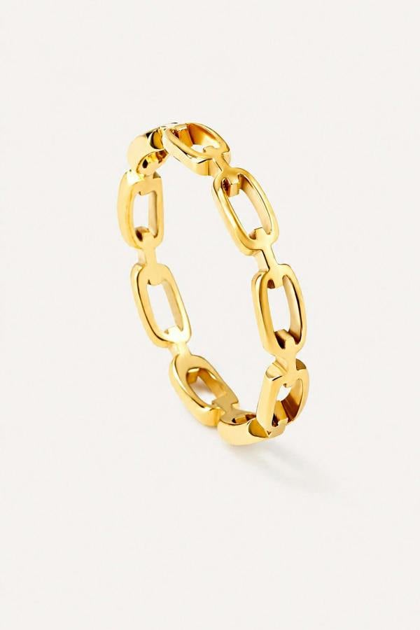 Serla Gold Plated Link Ring