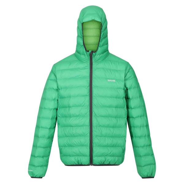 Regatta Mens Marizion Baffled Hooded Padded Jacket - Field Green/Jasmine Green - 