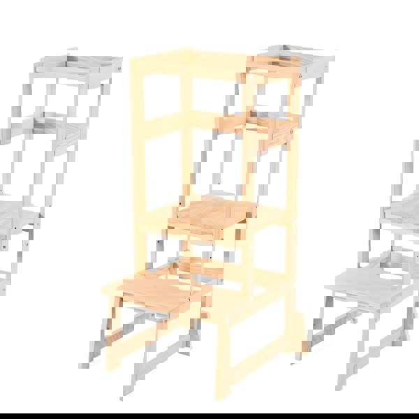 Kub Natural Wood Toddler Ladder