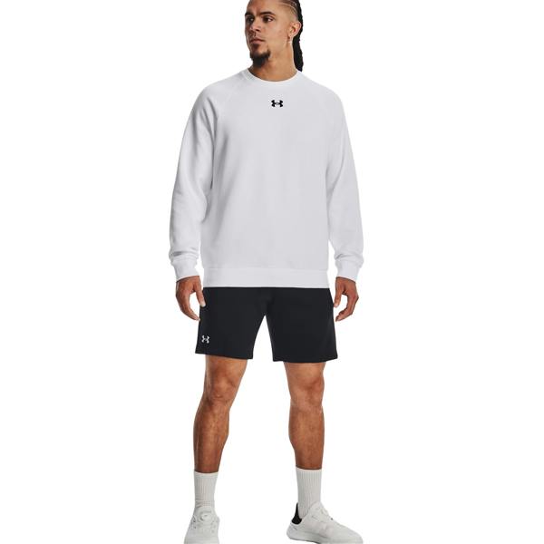 Under Armour Mens Rival Fleece Shorts - Black - 