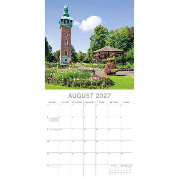 Leicestershire Calendar 2027, Wall Calendars, Month To View, Travel, Gift