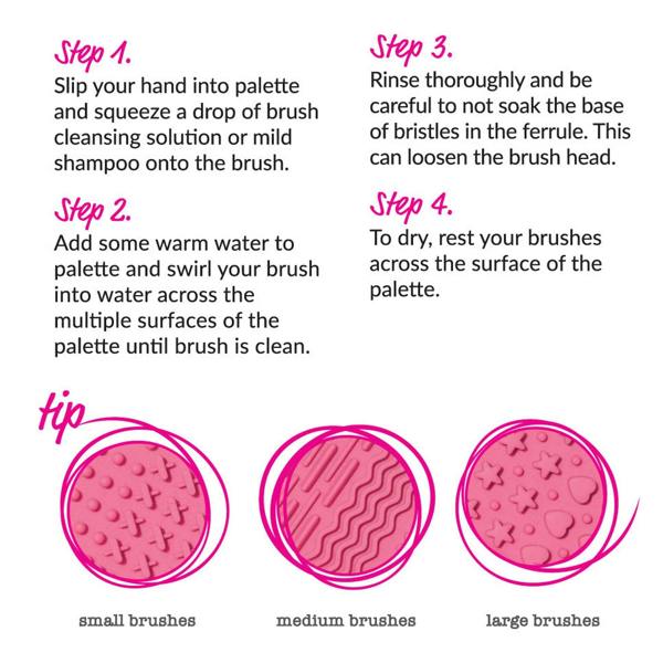 Brushworks Makeup Brush Cleaner Tray