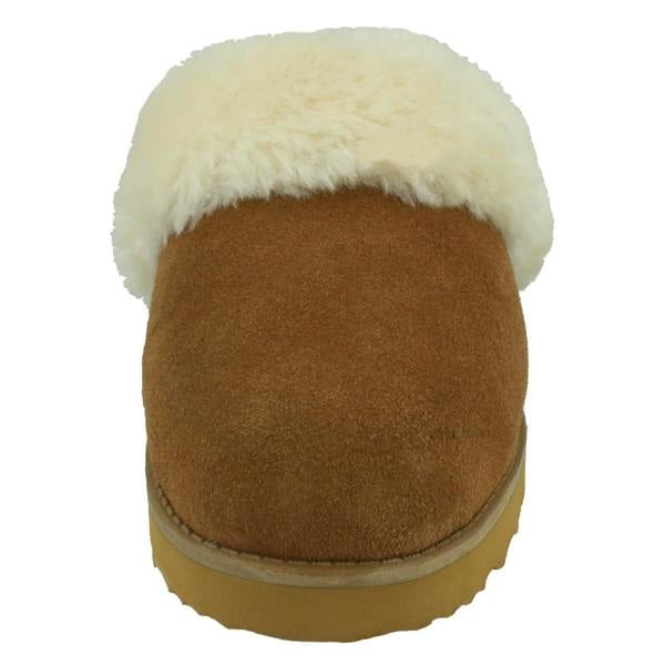 Spot On Ladies Spot On Suede Mule Slippers  X2125