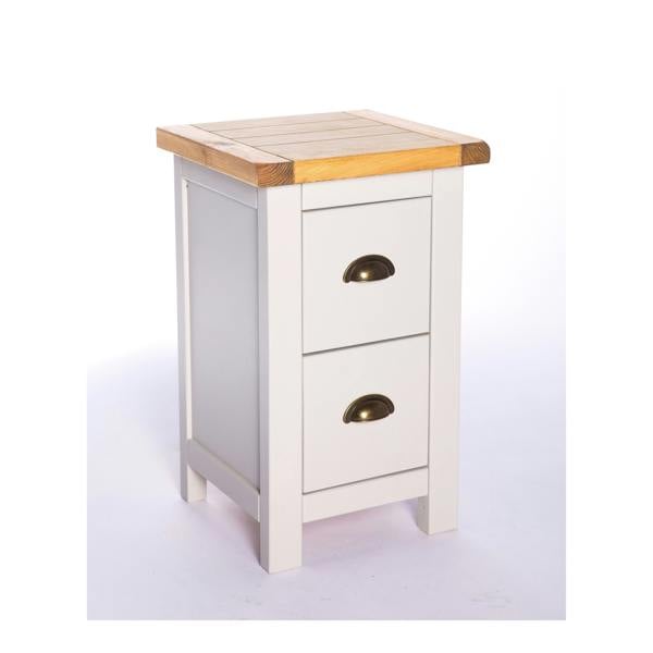 Cabinet Bits Argenta 2 Drawer Petite Bedside Table