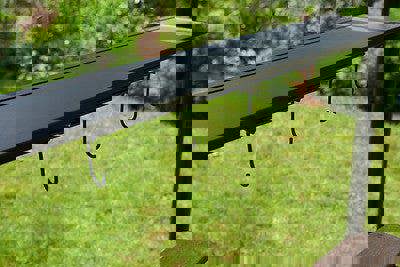 BBQ Shelter Gazebo 2.45m - Garden BBQ Canopy with Shelves & Light The Garden Furniture Shop