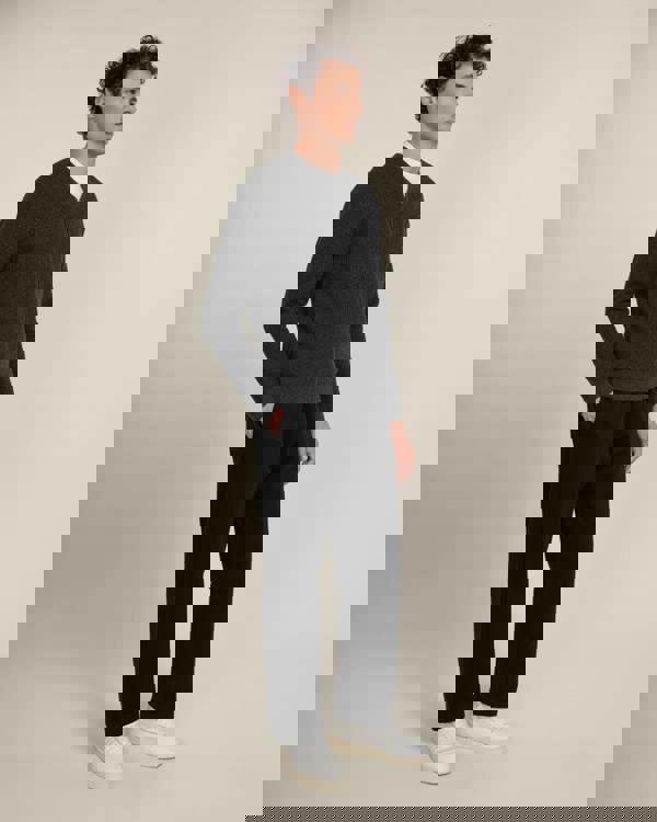 Larsson & Co Lihme - Ribbed V-Neck Cardigan