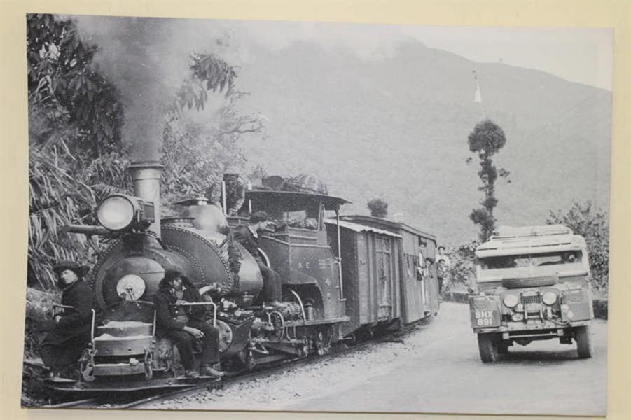 Series 1 Land Rover & Train in Nepal - Circa 1955