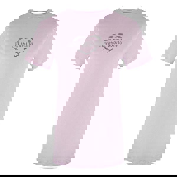 Love Moschino Shiny Heart Logo Pink T-Shirt - Nova Clothing