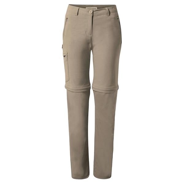 Craghoppers Womens/Ladies NosiLife Pro II Convertible Trousers - Mushroom - 
