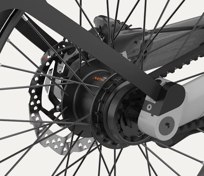 UTO Pro 20 Folding Bike 20" Wheel, 7 Speed - Grey