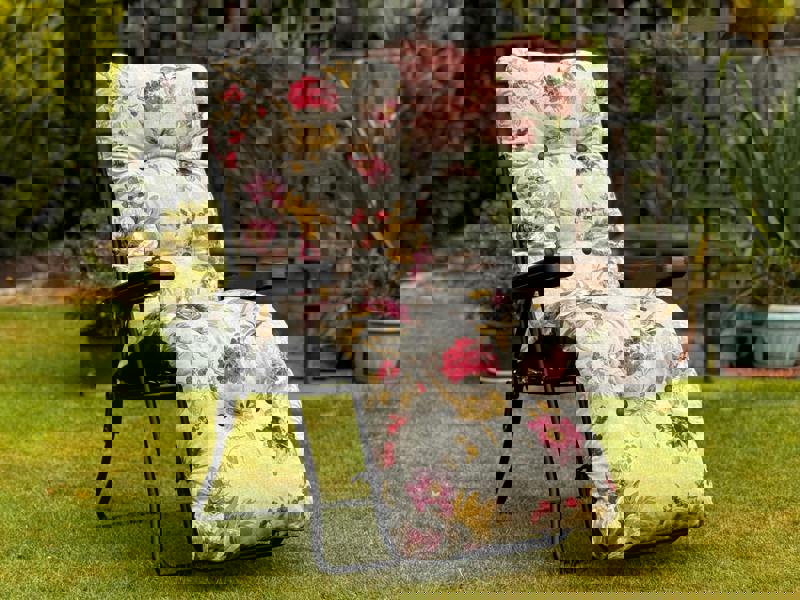 Glendale Garden Relaxer (Pattern Options Available) 99 x 58 x 73 Floral The Garden Furniture Shop