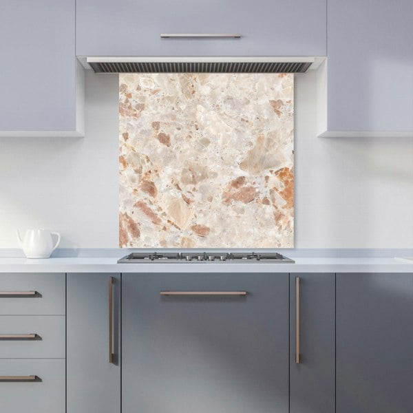 Warren Reed - Designer Polished Sweet Peach Quartz Effect Kitchen Splashback