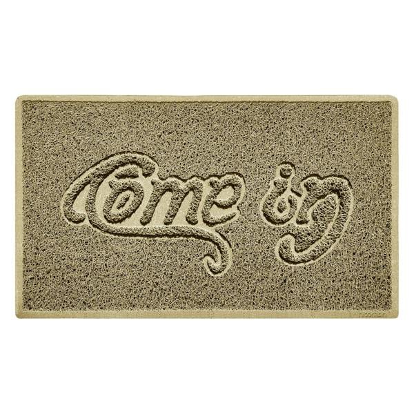 Nicoman "Come In" Grey Spaghetti Door Mat