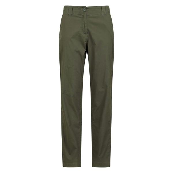 Mountain Warehouse Womens/Ladies Coastal Stretch Regular Trousers - Khaki Green - 