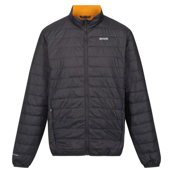 Regatta Men's Hillpack Quilted Insulated Jacket - Ash/Orange Pepper