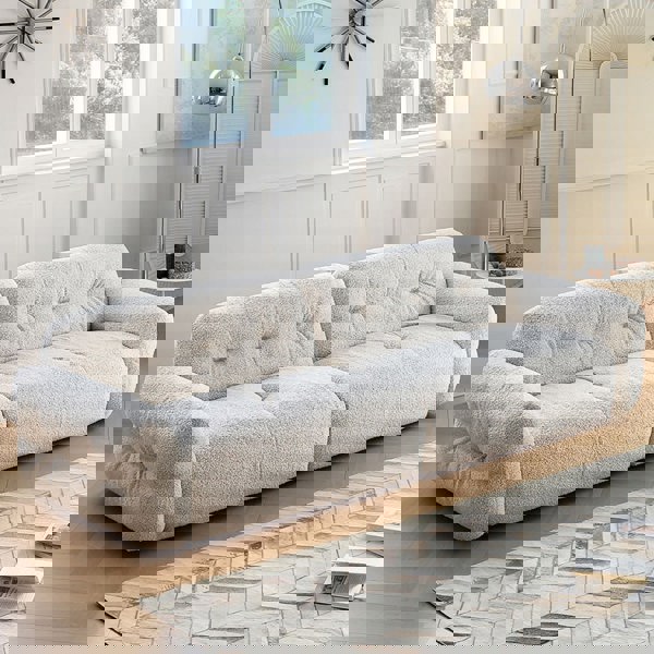 Hilda Two Seater,Three Seater Sofa, Linen, Off White-Rit Concept-Rit Concept