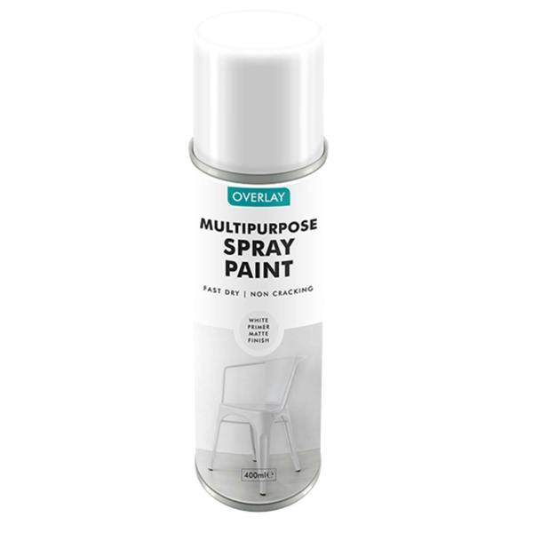 Overlay White Primer Matt Auto Professional Spray Paint 400ml
