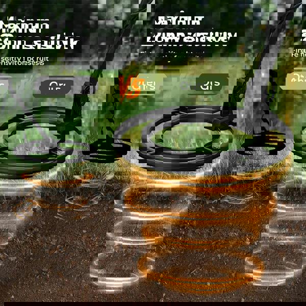 Traderight Deep Professional Metal Detector Hunt Treasure Gold Coins Waterproof