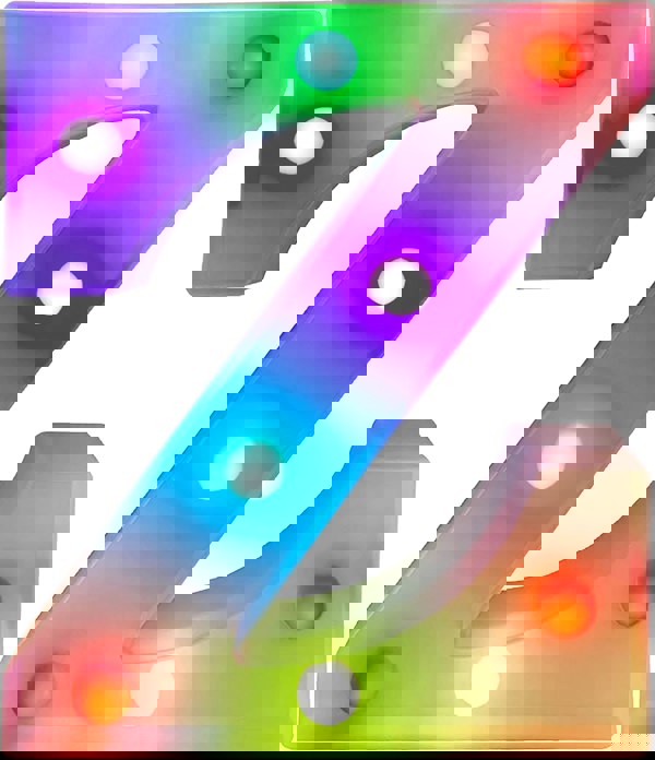 St Helens Battery Operated RGB Letter   With Remote Control Letter Z