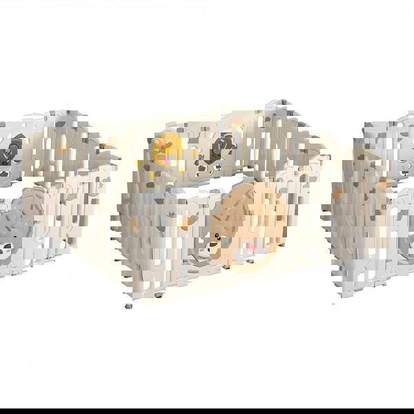 Dekko Kids Playpen Baby Safety Gate Toddler Play Game Toy Foldable Panels