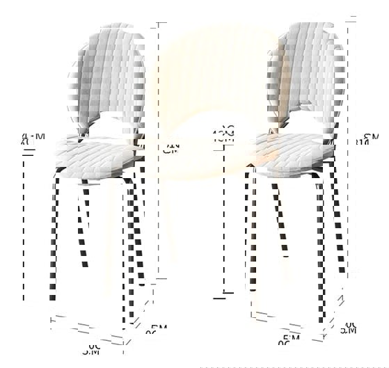 Jerome Shell Dining Chair, Velvet-Weilai concept-Weilai Concept
