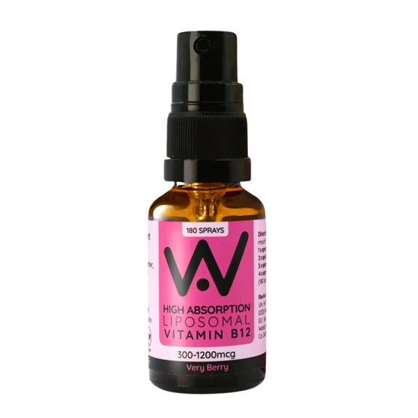 Well Actually Vitamin B12 Methycobalamin (300 - 1200mcg) - Liposomal Spray