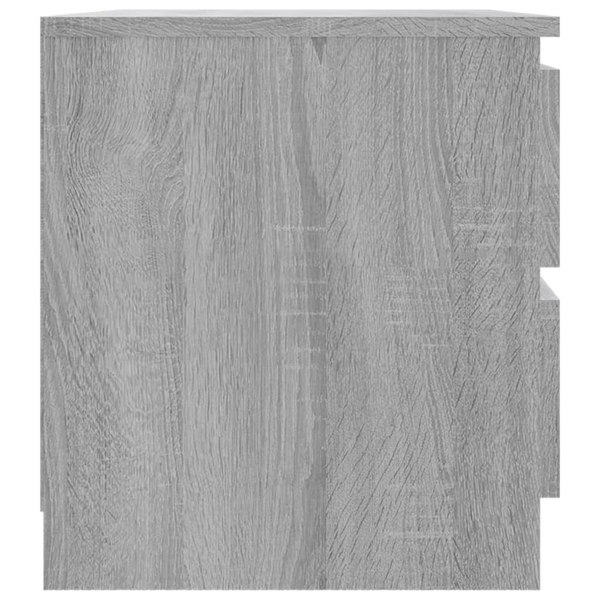 Berkfield Bed Cabinets 2 pcs Grey Sonoma 50x39x43.5 cm Engineered Wood