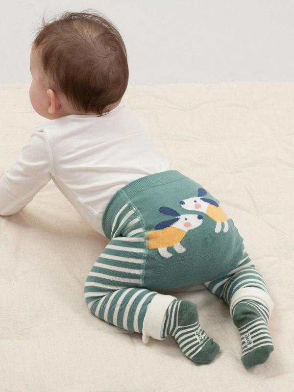 Kite Baby Organic Lucky Pups Knit Leggings