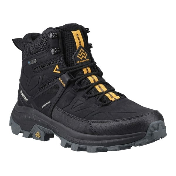 Hi-Tec Rainier Polyester Men's Black Hiking Boots
