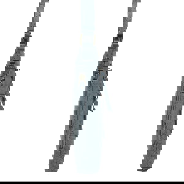 Assots London 'CORI' Denim Distressed  Real Leather Crossbody Bag