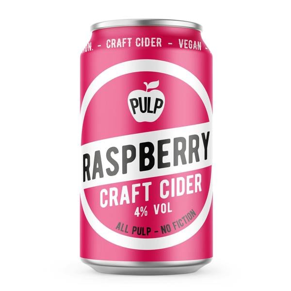 PULP Cider PULP Raspberry 4% 330ml Cans
