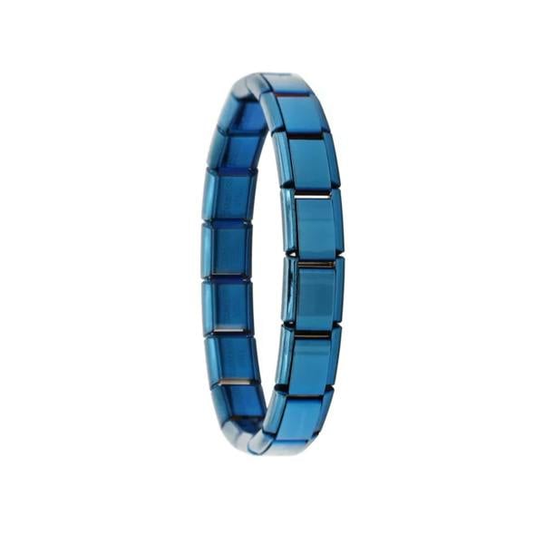 Serafina Italian Style Stainless Steel Charm Bracelet