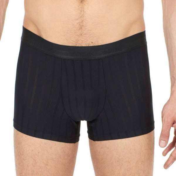 Hom Chic Temptation Microfiber Boxer Brief, Black