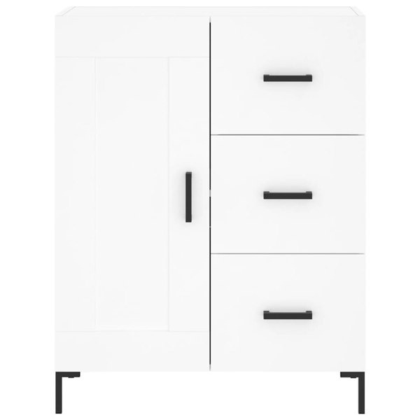 Berkfield Highboard White 69.5x34x180 cm Engineered Wood