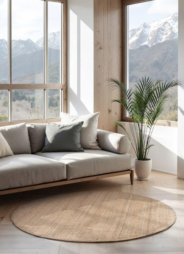 The Rugs Natural Handwoven Jute Rug - Quality & Sustainable