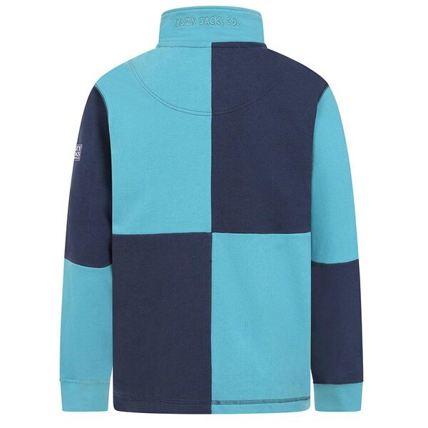 Lazy Jacks LJ720 - Quartered Sweatshirt - Peacock/Storm