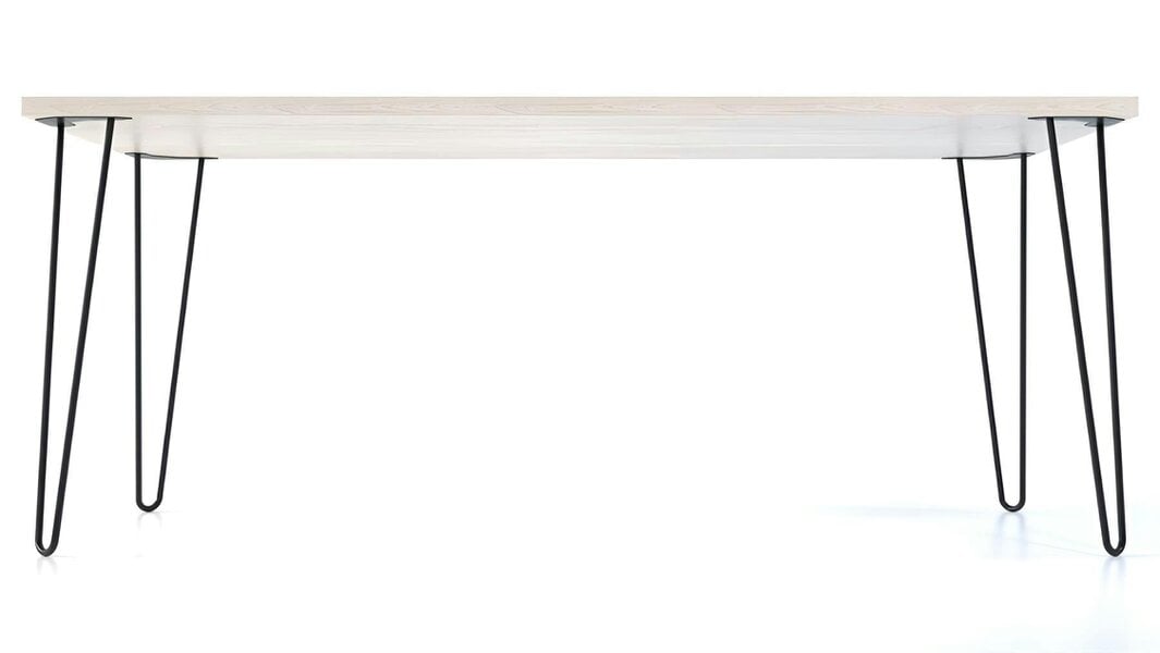 Kosy Koala Modern Grey Bench with Hairpin Legs Stylish & Sturdy Seating for Home & Dining