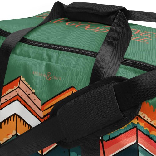 Anchor & Crew Vibrant Motif Pattern Weekender Duffle Bag