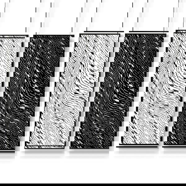 Black and white art wall | set of 2 wall art prints for living room