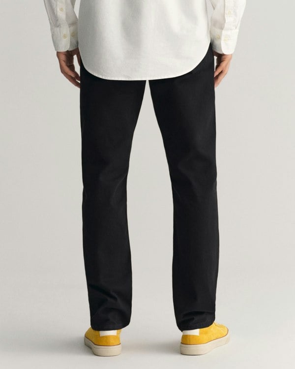 GANT Mens Regular Desert Jeans - 5 Black