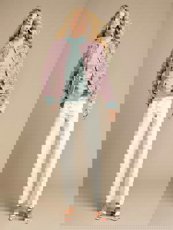 GWD Chloe Anne Pink Boucle Jacket