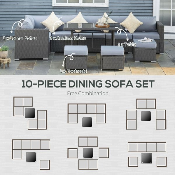 Rattan Sofa Set