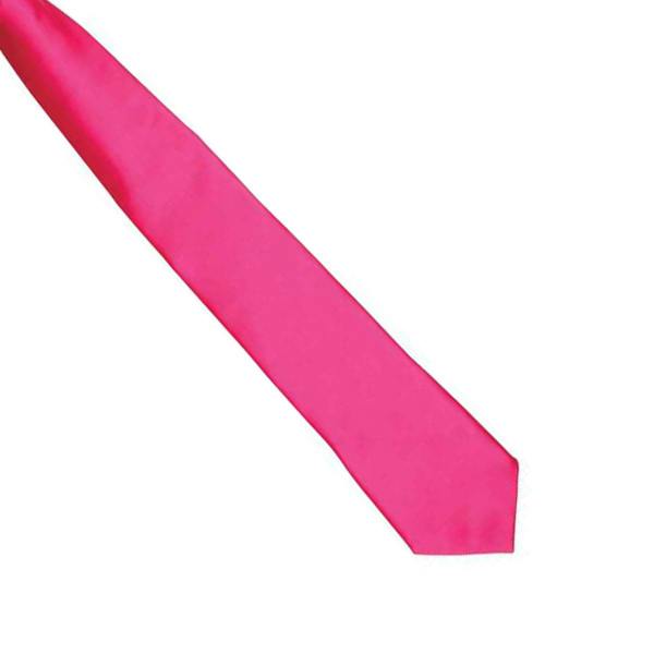 Premier Unisex Adult Satin Tie - Hot Pink