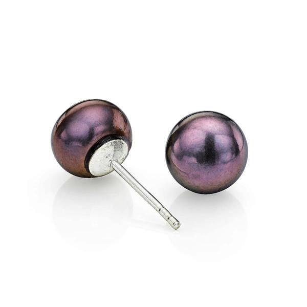 Pia Drawn to Dusk Peacock Freshwater Pearl Earrings