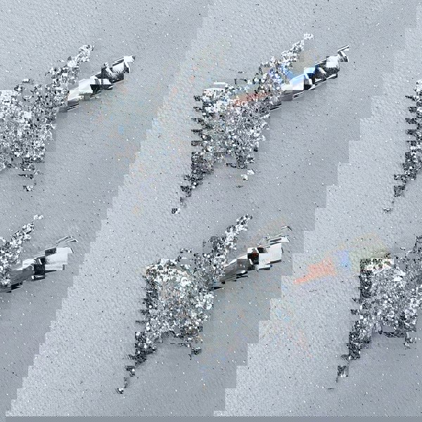 butterfly hair clips silver glitter hair grips