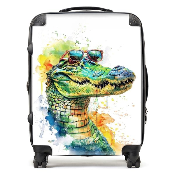 Warren Reed Cool Crocodile Suitcase