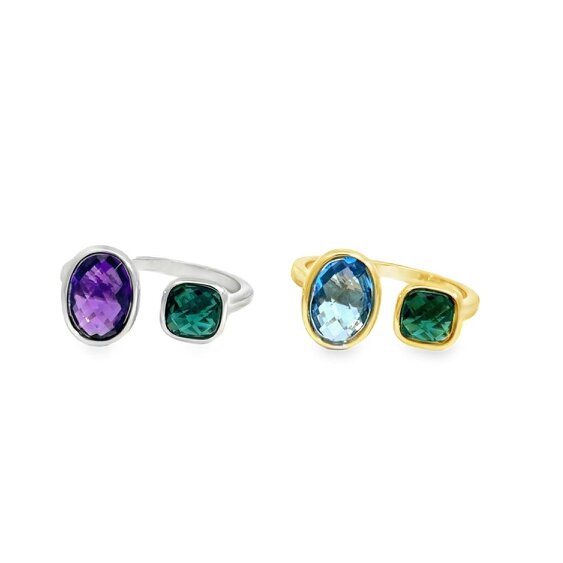 Reeves & Reeves Iris Two Stone Ring